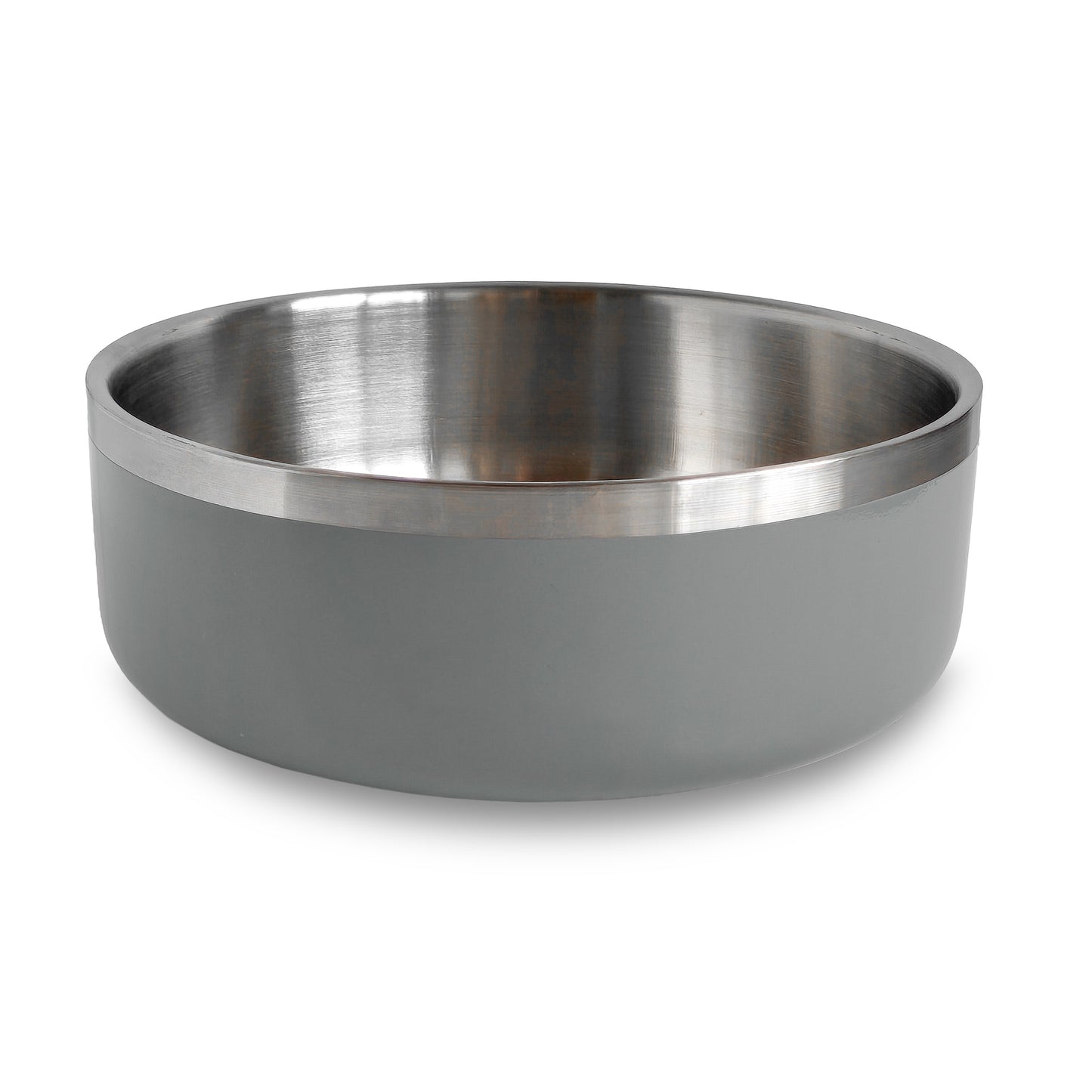 Fuzzl Thermal Dog Bowl 16cm - Grey Medium