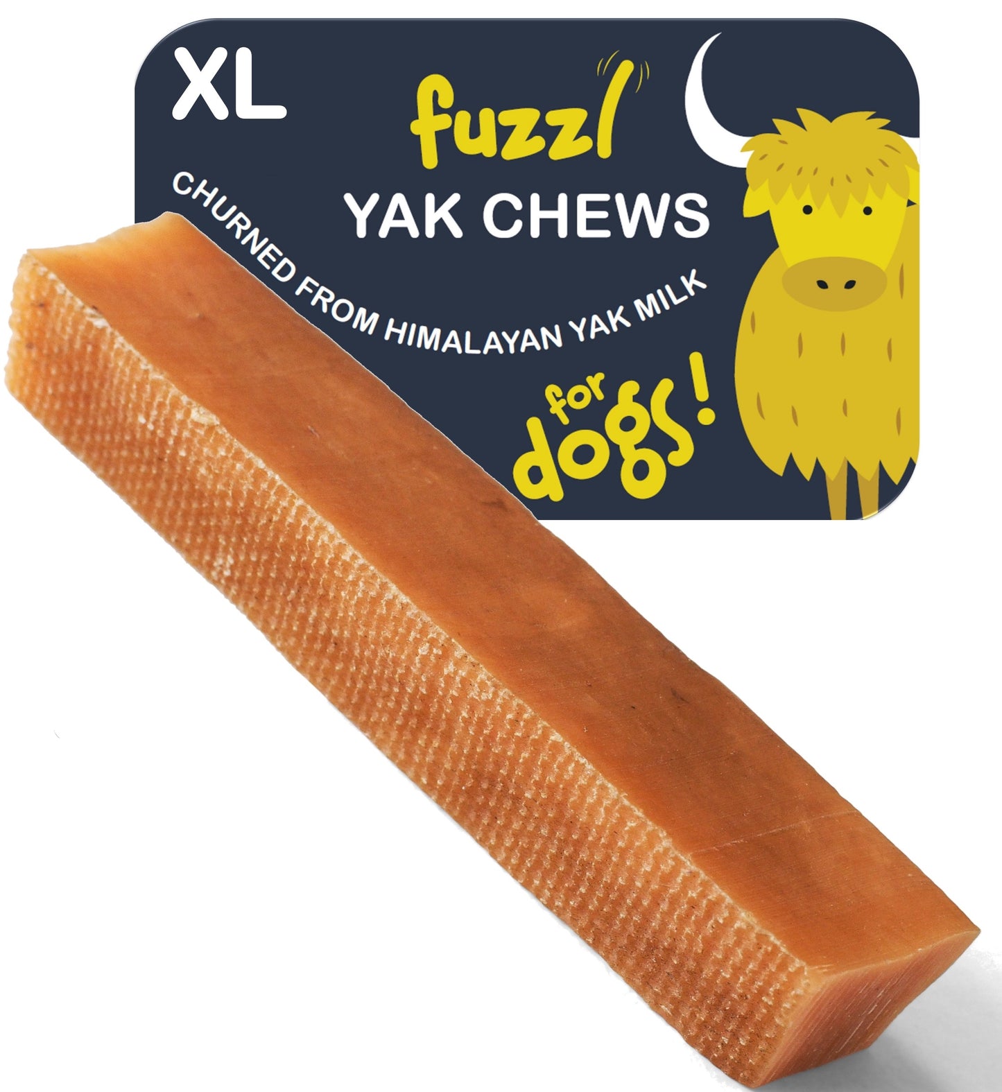 Fuzzl Yak Chews Original Giant 180g - Himalayan Yak Chews for Dogs - Natural Dog Chew