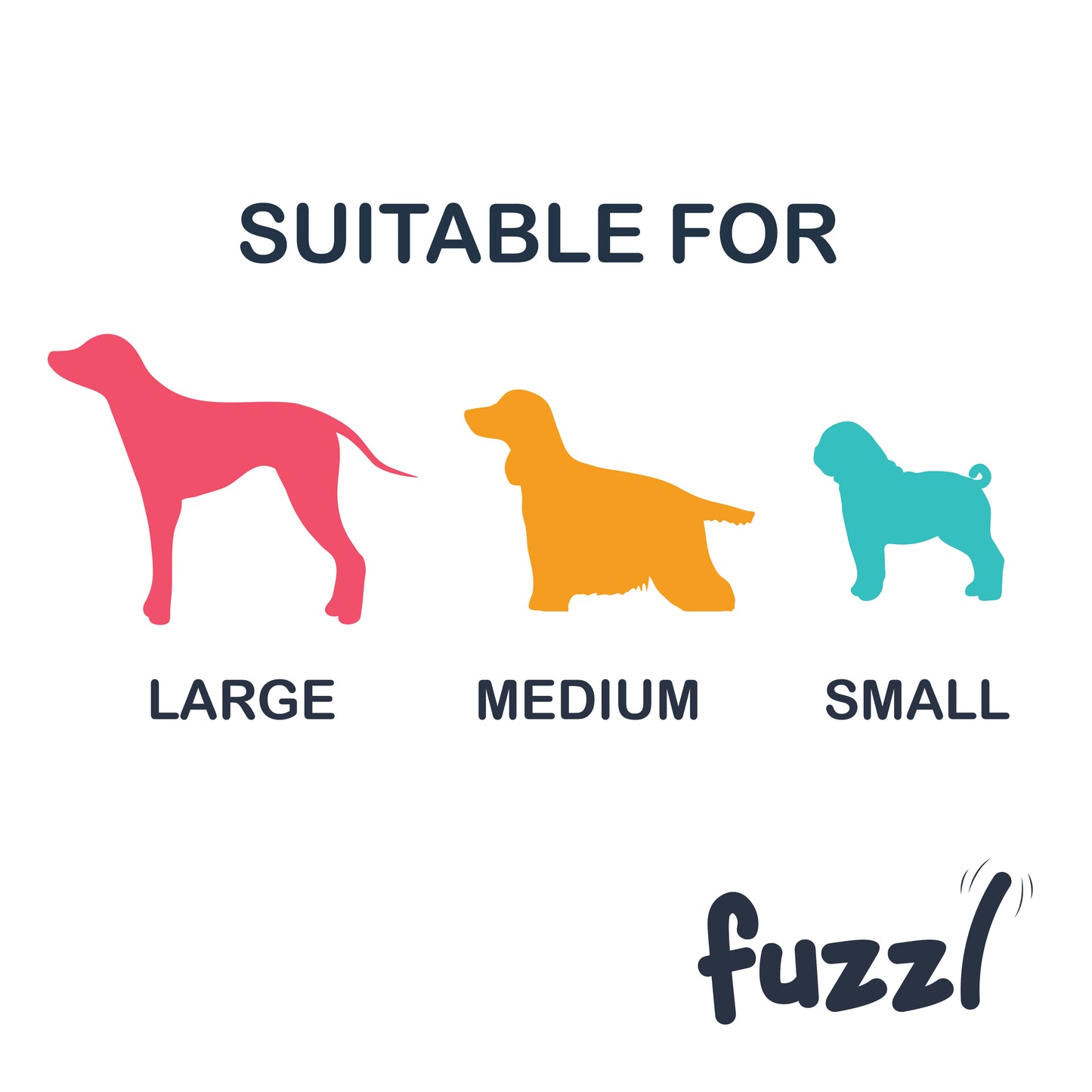 Fuzzl Ultra Tough Nylon Wishbone and Bone Dog Toy Pack