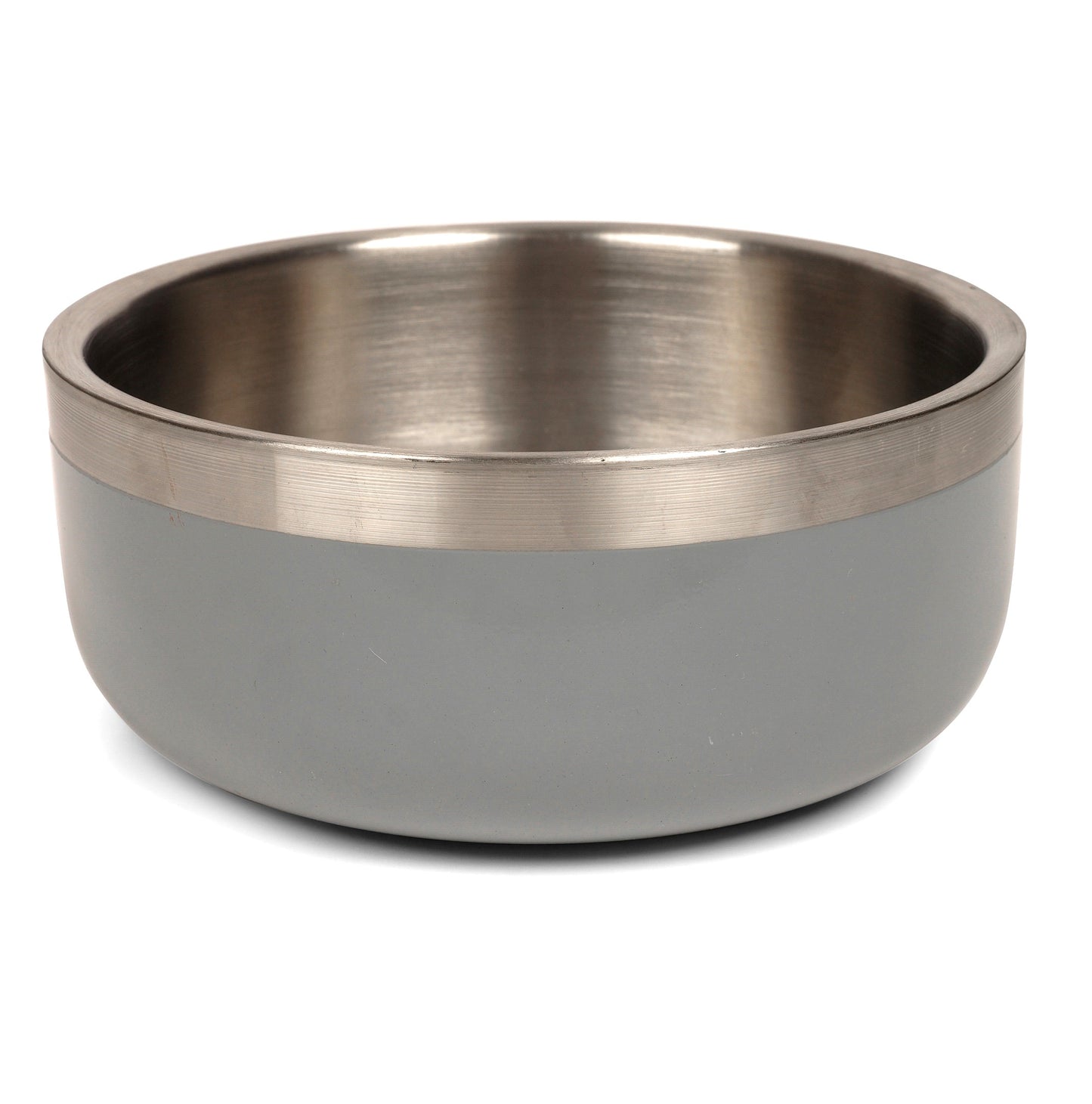 Fuzzl Thermal Dog Bowl 20cm - Grey Large