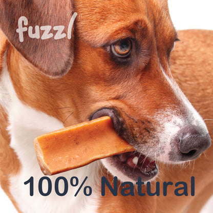 Fuzzl Yak Chews with Coconut Medium 2 Pack - Himalayan Yak Chews for Dogs - Natural Dog Chew