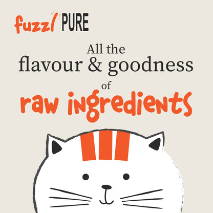 Fuzzl Pure Freeze Dried 100% Chicken Liver Cat Treats and Cat Food Topper 50g