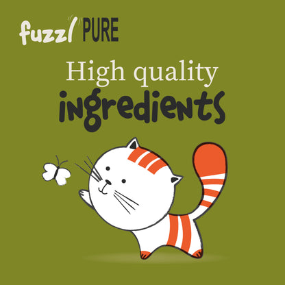 Fuzzl Pure Freeze Dried 100% Chicken Liver Cat Treats and Cat Food Topper 50g