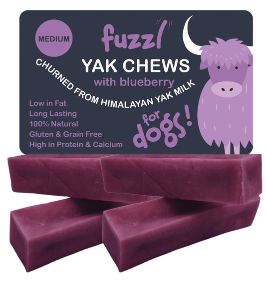 Yak Blueberry - 4 Bars Medium